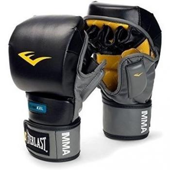 Everlast MMA Gel Training - Guantes de boxeo para entrenamiento, color gris, talla Large/X-Large