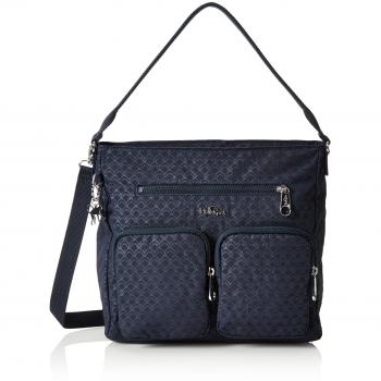 Kipling Tasmo - Bolsa de Medio Lado, Mujer, Azul