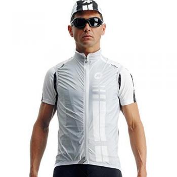 ASSOS sV.blitzFeder - Chaleco de ciclismo, color blanco, talla XXL