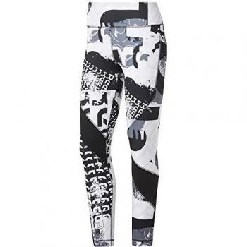 Reebok Wor Myt AOP 7/8S Mallas 3/4, Mujer, Negro, XS