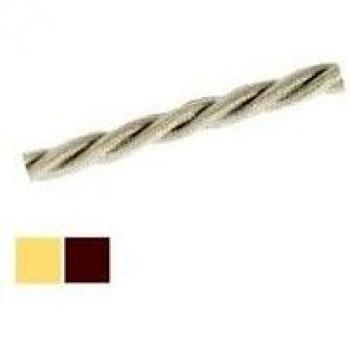 Cable trenzado de seda marrón 3G1, multipolar, 100 metros - Fanton 93867