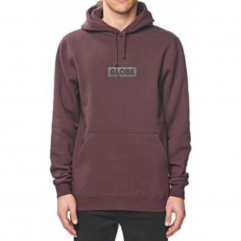 Globe Block Hoodie - Sudadera, Hombre, Rojo