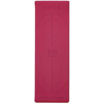 Esterilla de yoga Born Living Yoga Flower Orchid 6 mm rosa intenso