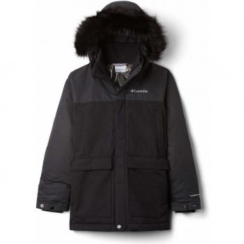 Columbia Youth Boundary Bay Parka de plumas para niño