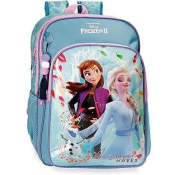 Frozen Awesome Moves Mochila Escolar Adaptable, 42cm, Azul