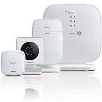 Sistema de Alarma Gigaset - con Aplicación en el Móvil - sin Cuotas - Detector de Movimiento - Cámara Infrarroja HD - Sensor de Puerta