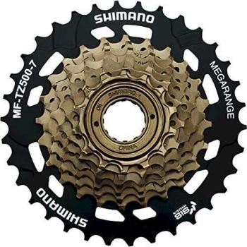 SHIMANO E-MFTZ5107434 Corona de Rosca, Unisex Adulto, marrón/Negro, 14-16-18-20-22-24-34 Zähne