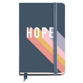 Cuaderno Miquelrius Choose Happy con Cinta Marcador y Bolsillo Interior, Tapa Dura, 90 x 140 mm, 100 Hojas de Papel Marfil Liso
