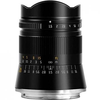 Objetivo TTArtisan 21mm f/1.5 para Nikon Z (Montura Full Frame, Color Negro)