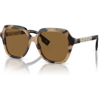 Burberry Be4389 Sunglasses for Women, Square, Horn, Color: Beige (Havana/Bronze), Size: 55 MM