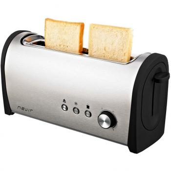 Tostador Nevir NVR-9830T Automático Inox Largo 2 Rebanadas 1000W