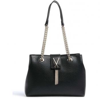 Bolso Shopper Divina Valentino 30x22x9cm Black/Gold