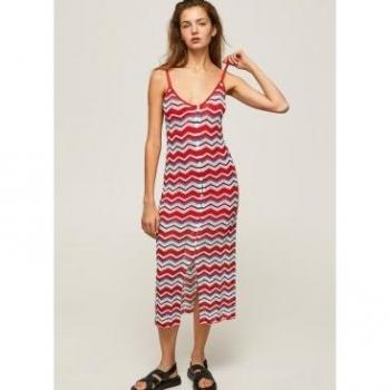 Vestido Frida rojo Pepe Jeans para mujer, elegante y moderno