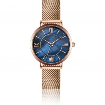 Amelia Parker Petite Blue Mesh Women's Watch