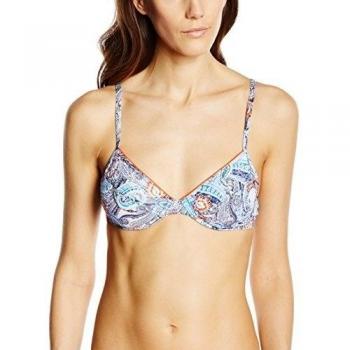ESPRIT Miami Beach Underwire-Parte de arriba de bikini Mujer, Azul