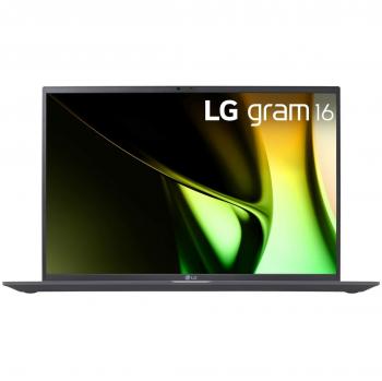 LG Gram 16 Intel Core Ultra 7 155H Portátil 40,6 cm (16) WQXGA 16 GB 512 GB SSD Wi-Fi 6 (802.11ax) Windows 11 Home Gris