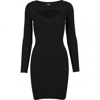 Urban Classics Women's Cut Out Mini Dress - Black - XS to XL