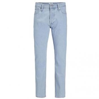 Vaqueros Jack & Jones Eddie Original SQ 738 - Jeans de corte suelto y tiro bajo para hombre, Azul Denim, 32/32