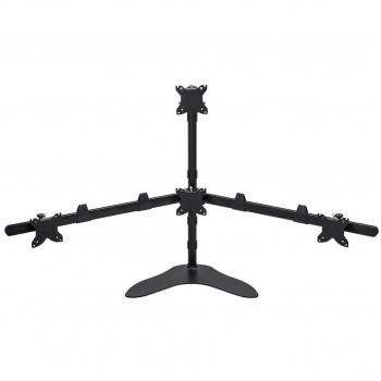 Monoprice Quad Monitor Pyramid Free Standing Desk Mount 1534; - 3034;