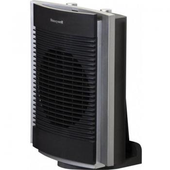 Honeywell HZ-500E Calefactor Termoventilador 2000W con 3 Posiciones de Calor y Soporte de Pared, Negro
