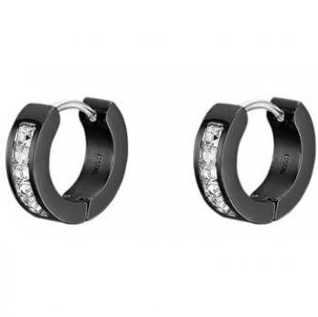 Pendientes de Hombre Lotus Style LS2437-4/3 Acero Inoxidable 316L con Circonitas Engastadas