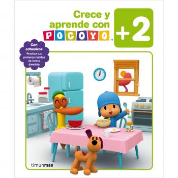 Crece y aprende con Pocoyó +2: Con adhesivos. Practica tus primeros hábitos de forma divertida - ZINKIA