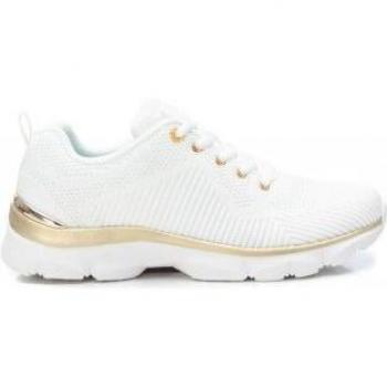 Zapatillas Xti 141513 para Mujer Color Blanco/Negro con Cierre de Cordones