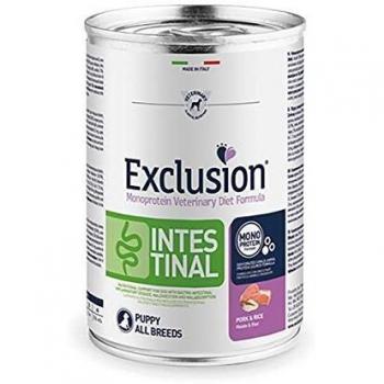 Alimento Húmedo Monoproteico para Cachorros Exclusion Diet Intestinal de Cerdo y Arroz - 400 gr