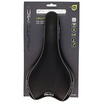 CONTEC MTB-Sattel 'Anatomic 2 - Sport' 'Hi-Density' PU-Schaum mit einer Komfort Gel Einlage SB-verpackt, Vakuum-versiegelt und zu 100% wasserdicht, patentierter D2