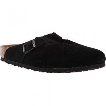 Zuecos Boston para mujer en color negro