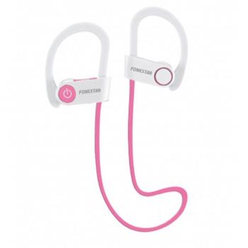 Auriculares deportivos con bluetooth fonestar bluesport-65 blanco/rosa