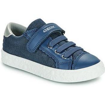 Geox Zapatillas JR CIAK GIRL para niña, color azul colombino, diseño cómodo y transpirable, suela de goma antideslizante, cierre con velcro para un ajuste fácil