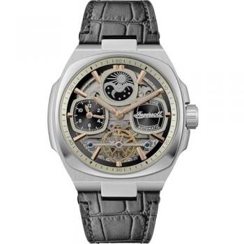 Ingersoll The Spirit Automatic Men's Watch 47mm Silver 5ATM