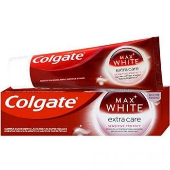 COLGATE pasta dentífrica max white extra care sensitive tubo 75 ml