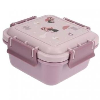 Tutete Caja Almuerzo Infantil Grande 780ml - Fiambrera Escolar, Apta para Microondas y Lavavajillas, Cierre Hermético, Ideal para Parque o Colegio, 100% Libre de BPA | Fantastic Girl