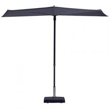 Sombrilla de balcón Madison Sun Wave 270x150 cm gris PAC3P014