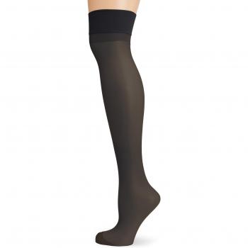 Cette CRISTAL - Medias de liga para mujer 18 DEN, color Negro