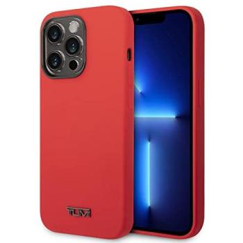 Funda Tumi de Silicona Líquida Roja para iPhone 14 Pro 6,1 con Protección Antarañazos y Absorción de Golpes