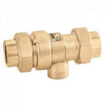 Caleffi - Seccionador hidráulico de latón con diferentes zonas de presión no controlables 1/2' Cod. 573405