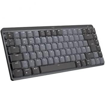 Logitech MX Keys Mini Wireless Mechanical Keyboard, Backlit, Graphite, US International Layout