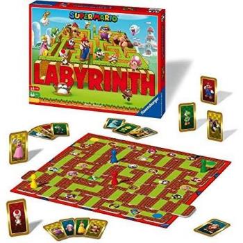 Super Mario Bros Labyrinth - The Moving Maze Family Board Game for Kids age 7 years and up