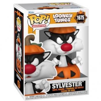 Funko Pop! Looney Tunes Sylvester Cat in Pumpkin Collectible Figure