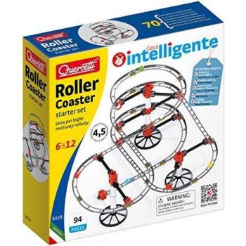 Quercetti Roller Coaster Starter Set Marble Run 94PC