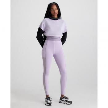 Calvin Klein - Leggins deportivos 7/8 lila claro mujer - S