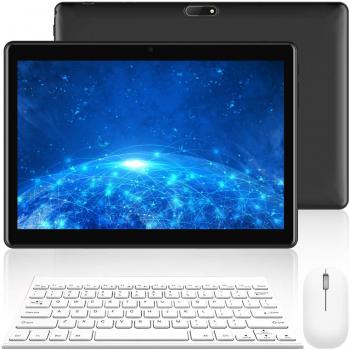 Tablet 10 Pulgadas 4G WiFi 2GB de RAM 32GB de Memoria Android 7.1 Quad-Core Batería 8500mAh Dual SIM Bluetooth/GPS/OTG Tablet de función de llamada Youtube Netflix