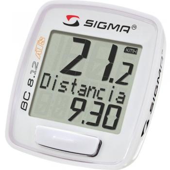 Sigma Bc8.12 ATS Inalambrico Ciclocomputadores, Unisex, Blanco, M