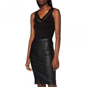 Morgan Débardeur Col V DZANA T-Shirt, Negro