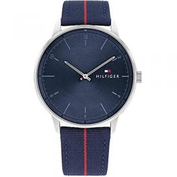 Tommy Hilfiger Hendrix Men's Analog Watch 1791844 with Blue Nylon Strap