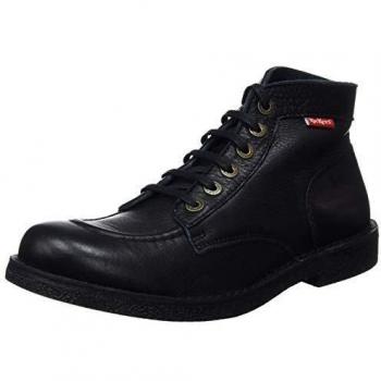 Kickers Kickstoner Leather Boots for Men - Black - Size 42
