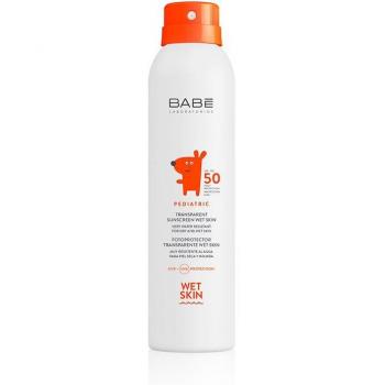 Babe Pediatric Fotoprotector Transparente Wet Skin SPF 50+ Spray 200ml
